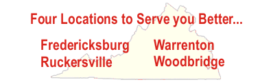 Culpeper, Fredericksburg, Ruckersville, Warrenton